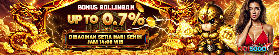 koi5000 bonus rollingan 0.7%